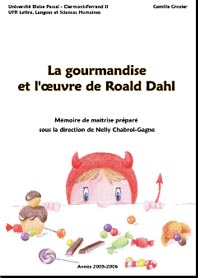 Première page de la gourmandise dans l'oeuvre de Roald Dahl